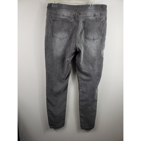 Women’s Unbranded Gray Pullon Stretch Pants sz 12 cotton blend - Picture 5 of 7